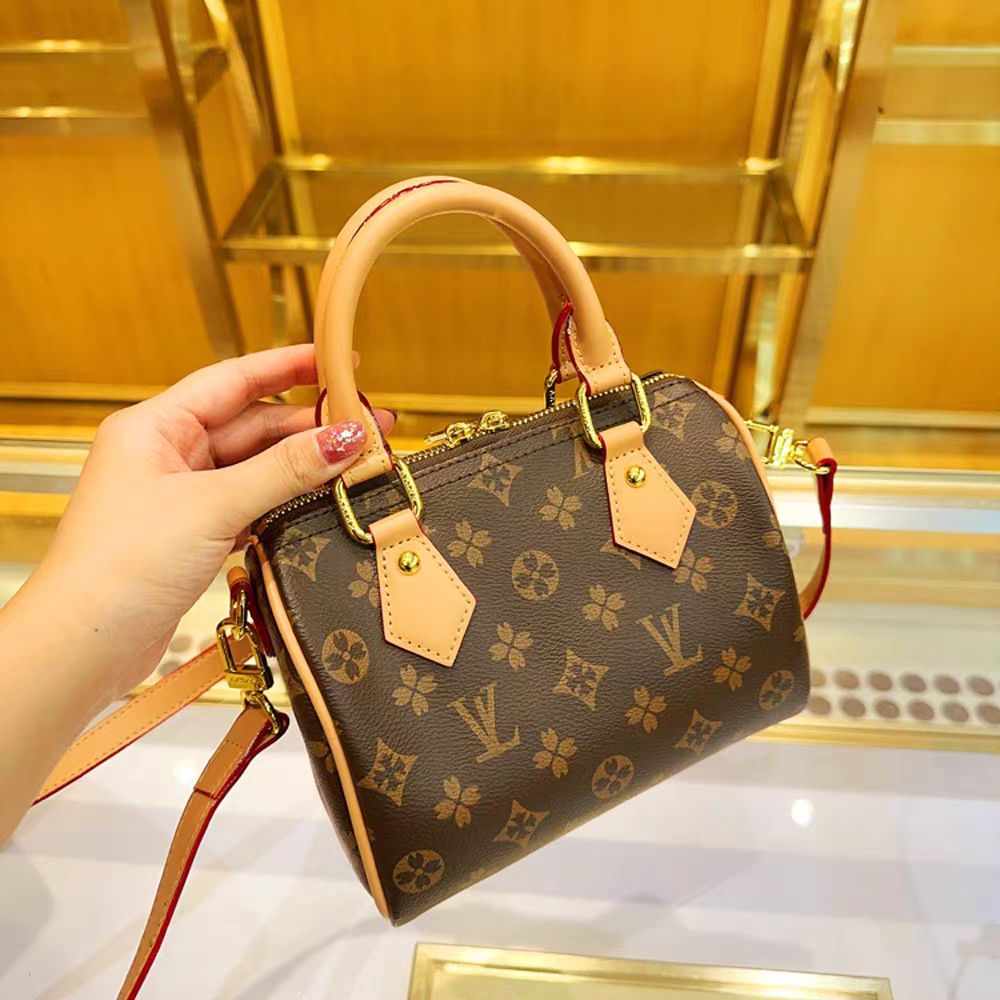 Designer bag Quality High Shoulder Quick Purse Boston Tote Designer Mini Pillow Handbag Womens Crossbody Messenger Bag Classic Design Floral Make shoulder bag69