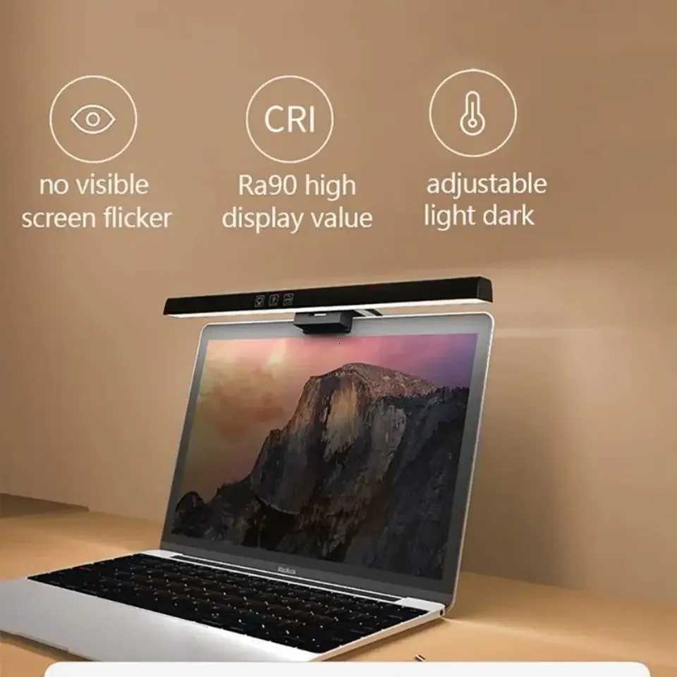 Eye-Care Desk Lamp 33cm 50cm LED Computer PC Monitor Screen Light Bar Stepless Dimming Reading USB Powered Hanging s M251114