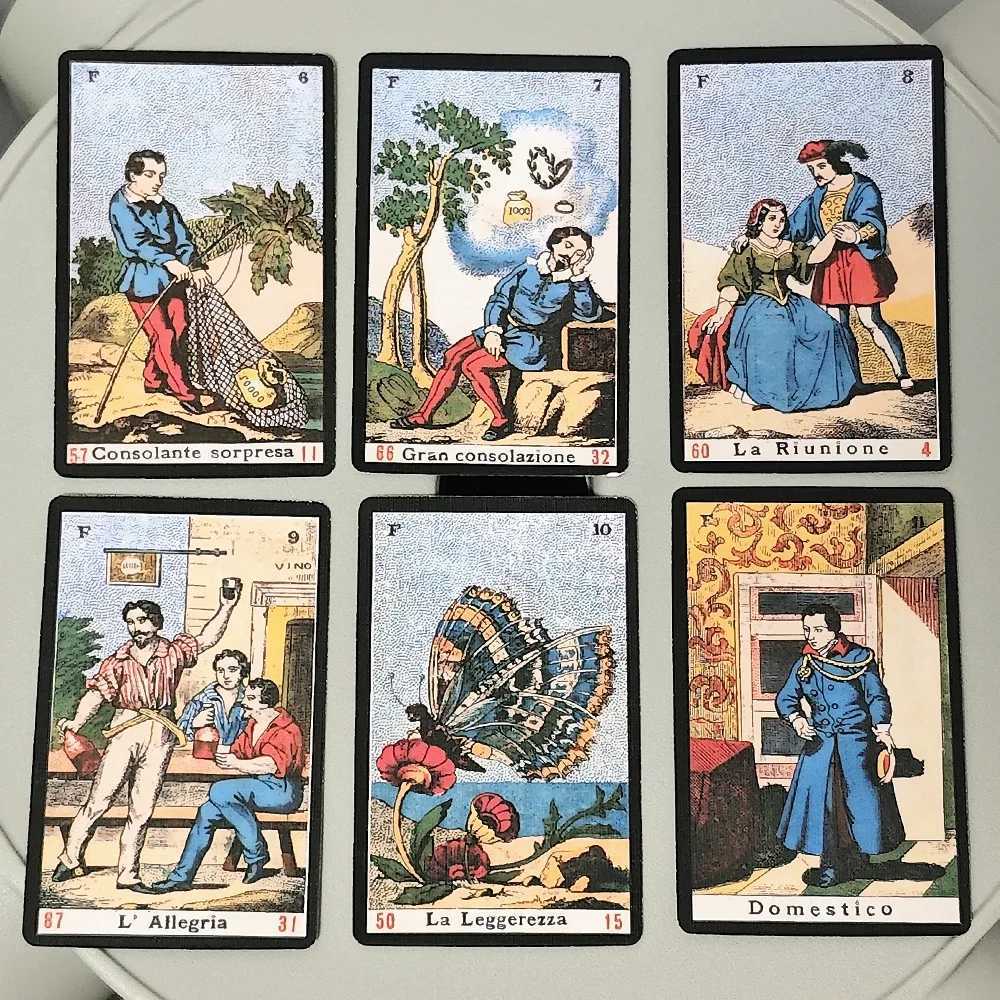 52 Pcs Oracle Sibyl Cards 96cm Every Day Oracle Deck Sibilla Italian Deck For Party Game Birthday Gift C251114