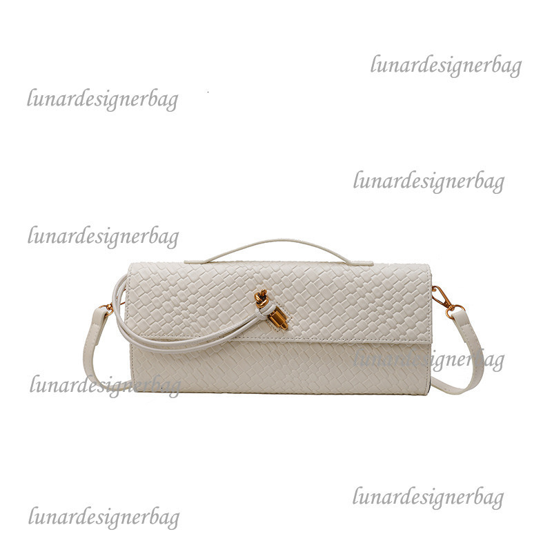 Luxury Brand Designer Bag 2025 New Fashion Woven Baguette Bag Texture Handbag Simple Soft Leather Handbag Single Shoulder Crossbody Women's Bag