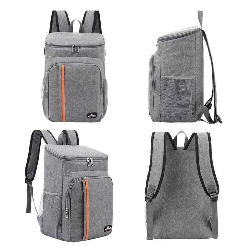 20L Outdoor Thermal Backpack Cooler Bags Insulated Lunch Bag Leakproof Camping Beer Drink Picnic Backpack Food Fresh Keeping BagW251113