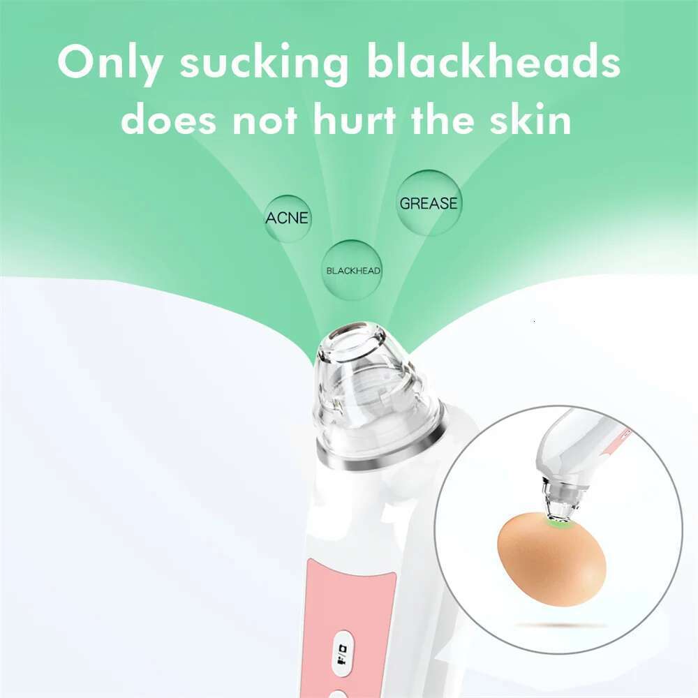 Blackhead Remover With Camera Vacuum Pore Black Head Extractions Tool 3 Adjustment Modes & 6 Suction Heads For Men And Women