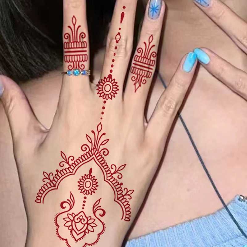 1 Hannah waterproof temporary tattoo sticker real and non reflective fake tattoo male and female temporary tattoo stickerXJ25414