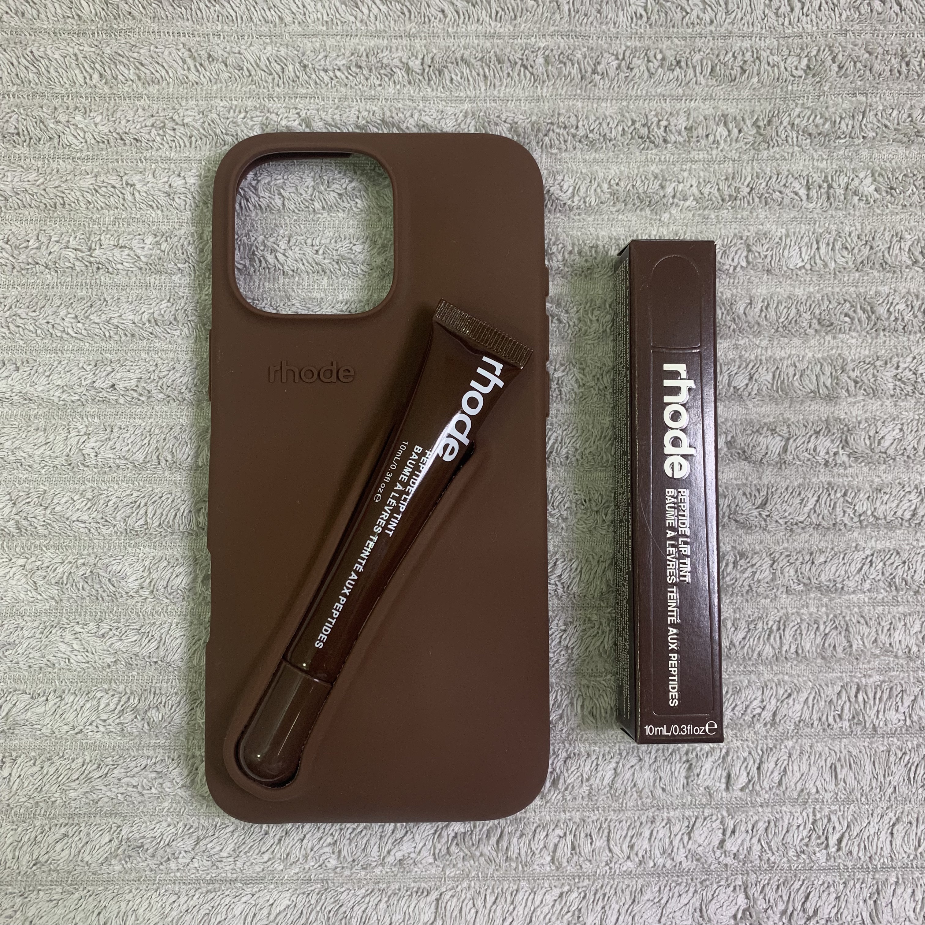 RHODE phone case With Box lip gloss Lipstick Case iphone 16 pro max cases Lipstick Lip Balm 3D Make-Up Silicone Case for iPhone 15 14 13 12 11 Holder 