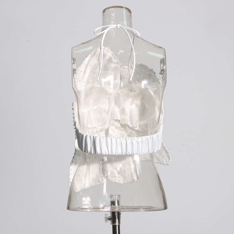 Women's Sexy Spicy Strapless Dress with Heavier Nail Bead Detailing - Spring 2025 Collection