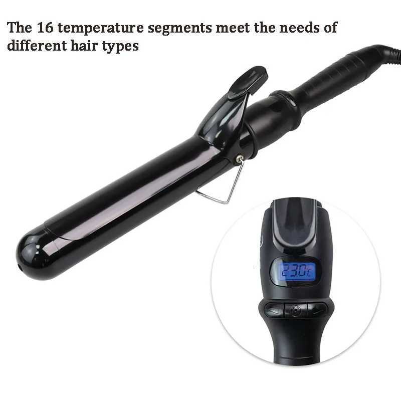 Hair Styling Tools LCD Curling Iron Ceramic Hair Curler Wand Curling Iron With Dual Voltage Digital Magic CurlingT251114