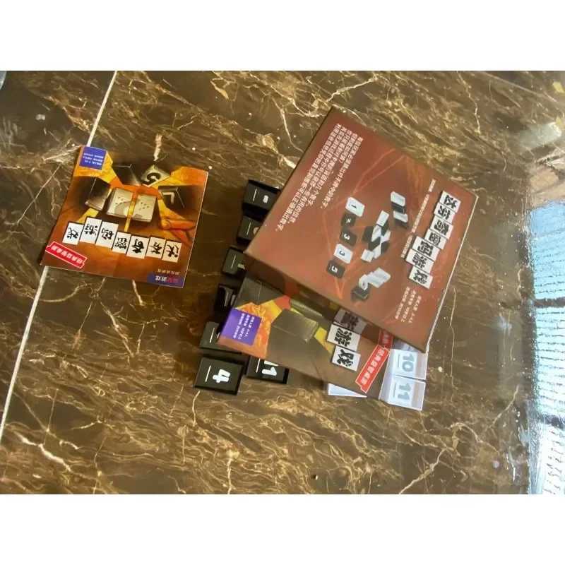 Hot-selling popular Da Vinci Code board game for two children Adult casual party digital game card C251114