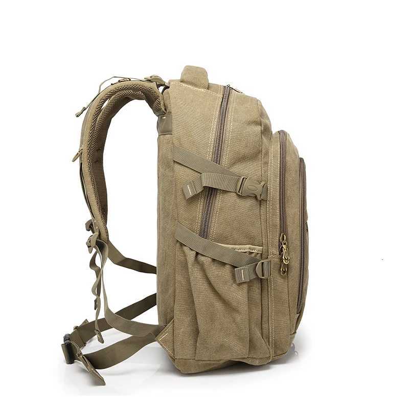 Vintage Canvas 173/156 inch Laptop Backpack Zipper Rucksacks Travel Shoulder Mochila Notebook Schoolbags College School BagsW251113