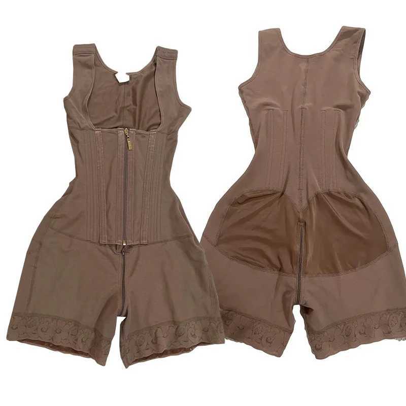 Fajas Colombian Girdle XXS Bodysuits Shapewear Control Panties High Compression Waist Corset Slimming Sheath Body Shaper W251114