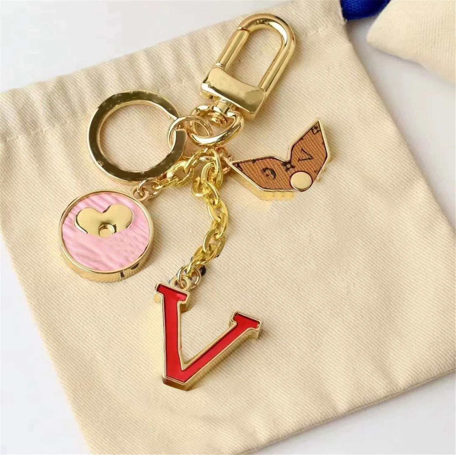 Designer Keychain Women Letters Designers Keychain 20Styles Wallet Car Key Chain Men Buckle Jewelry Keyring Keychains 2025