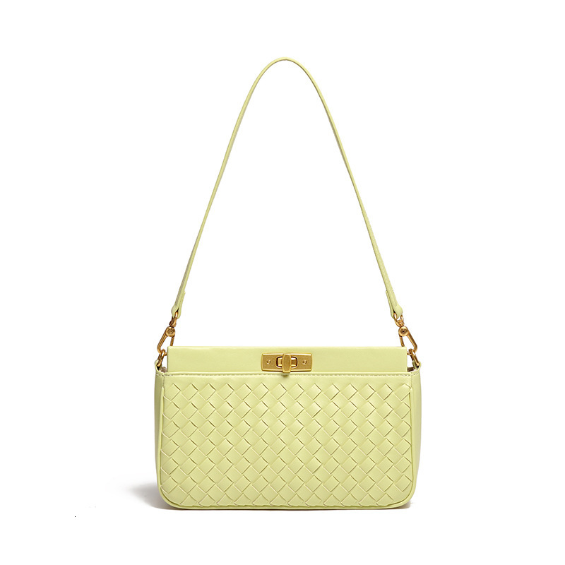 Small Square Bag Women's Fashion PU Leather Woven Bag Designer Crossbody Shoulder Bag