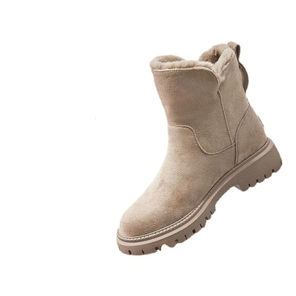 Winter Style Womens Snow Boots - Fleece-Lined Warm Thick Cotton Womens Boots 251113