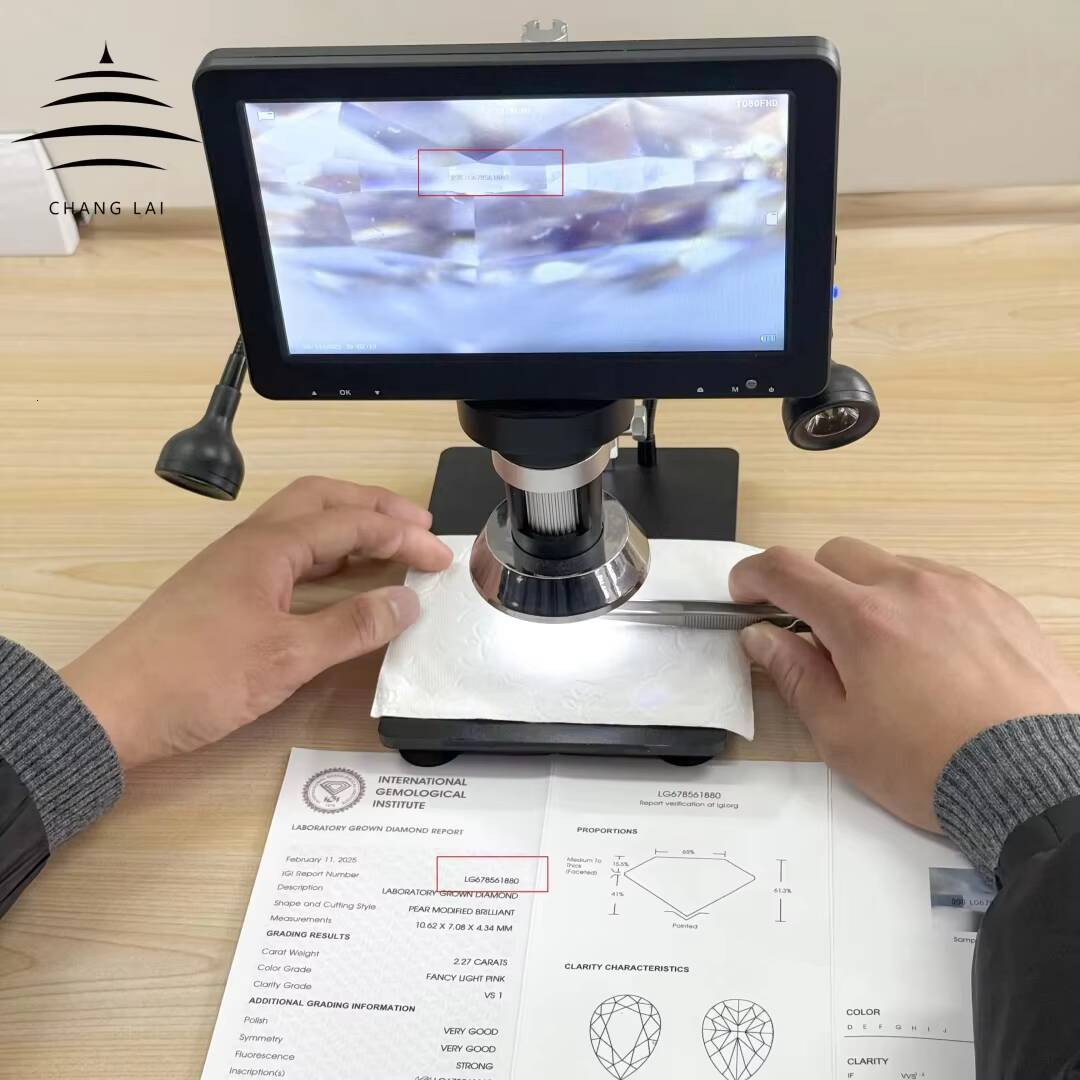 CHANG LAI Minimalist IGI Certified Wedding Engagement Ring 18k 14k Gold Round Brilliant Cut Lab Grown Diamond Rings for Women