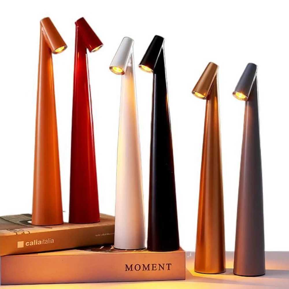 Type-C Rechargeable Desk Lamp Living Room Study Lamp Top Touch Dimming 1200mAh Atmosphere Desktop Decoration Lamp M251114