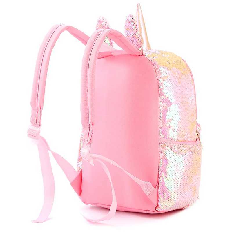 Unicorn Large Capacity Mermaid Sequin Backpack Student Cute Cartoon Casual Backpack Female SchoolbagW251113