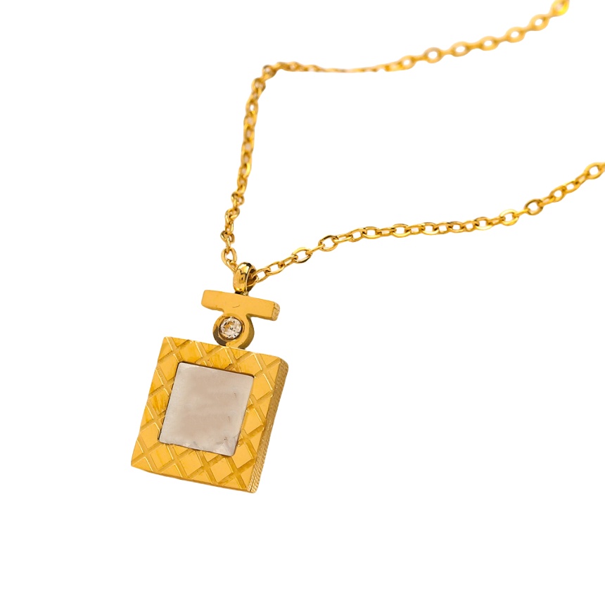 moissanite chain designer necklace for woman gold necklaces mens jewelry jewellery pendant Fahion Deigner Double Letter Pendant Necklace Gold Plated R