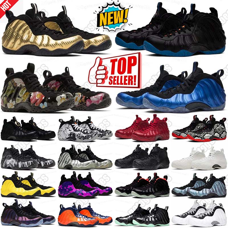 Designer foamposits basketball shoes for posite men women black chaussure womens outdoor shoe mens trainers sneakers