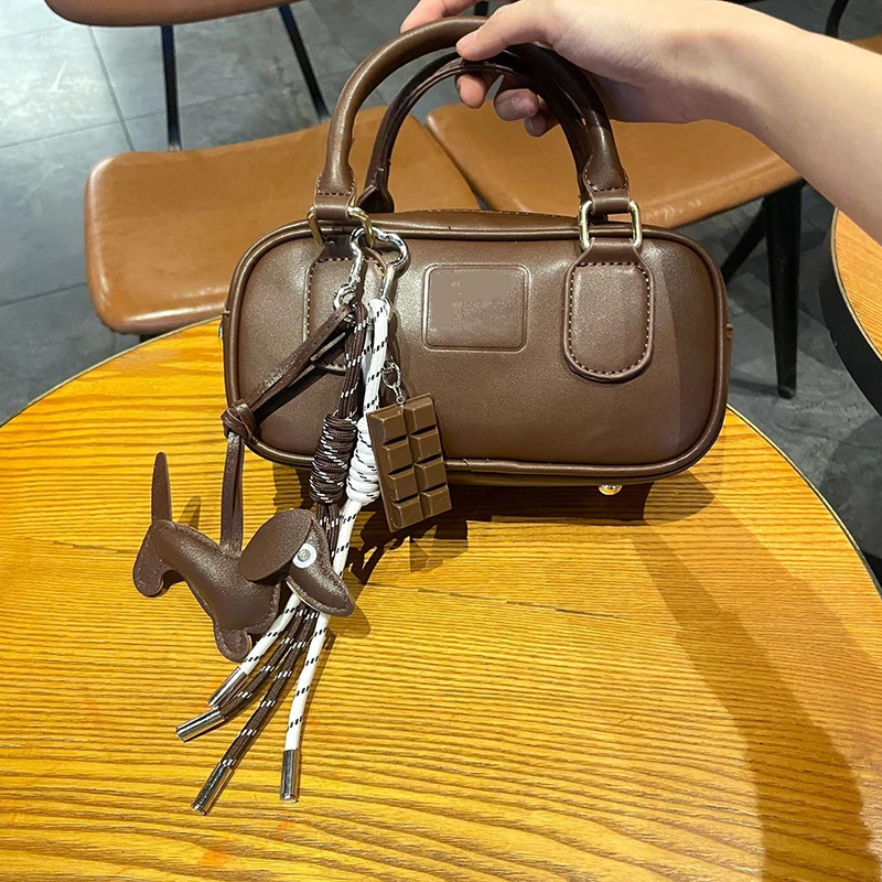 1pcs Cute Braided Rope Bag Pendant High-grade Keychain Dachshund For Phone Bag Accessories 251114