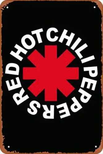1pRHCP Red Hot Chilli Peppers Red Hot Chili Decor Tin Sign Metal PosterM251114