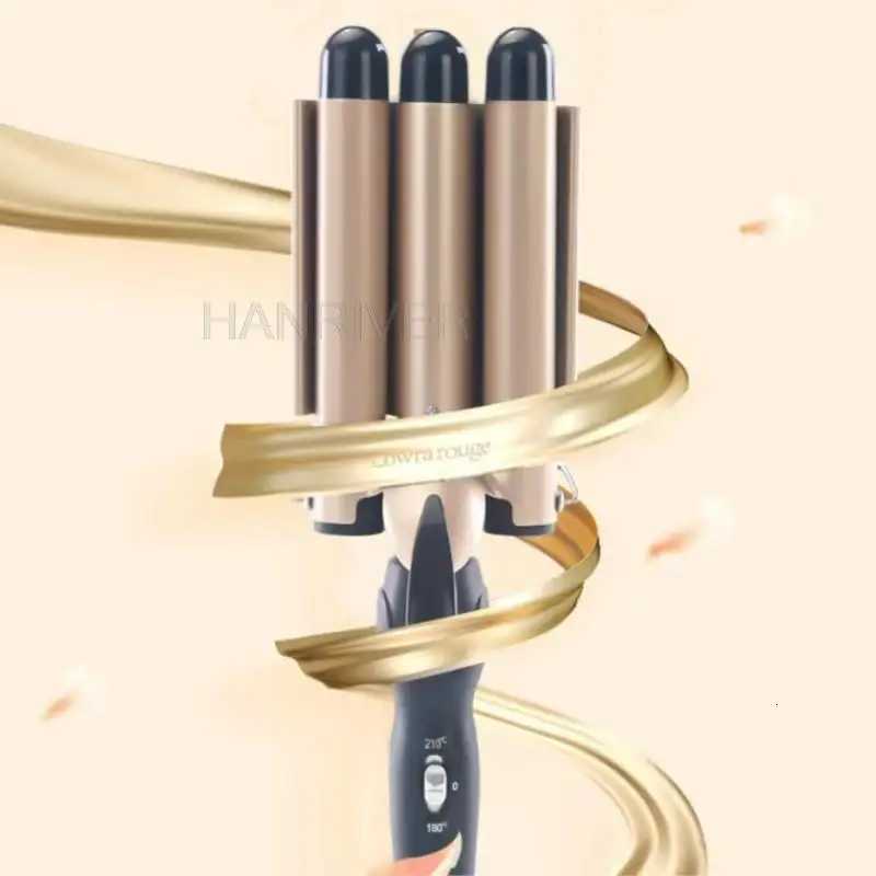 110V-220VKorean-style Egg Roll Hair Stick Water Ripple Wave Bubble Noodle Egg Roll Stick Lazy Curling Artifact Large Roll SplintT251114