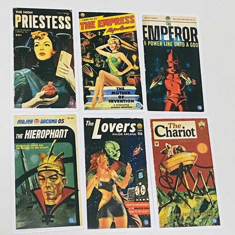 Todd Alcotts Sci-Fi Tarot cards C251114