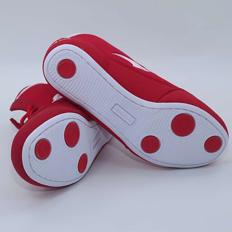 Yinsheng Men Women Low Top Boxing Shoes High Top Sparring Training Sneakers With Crescent Moon Design, Black, Lac Up, All Season Wear, Rubber Sole,