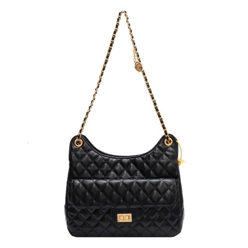 Autumn And Winter New Fashion Women Metal Chain Shoulder Underarm Bag Bags