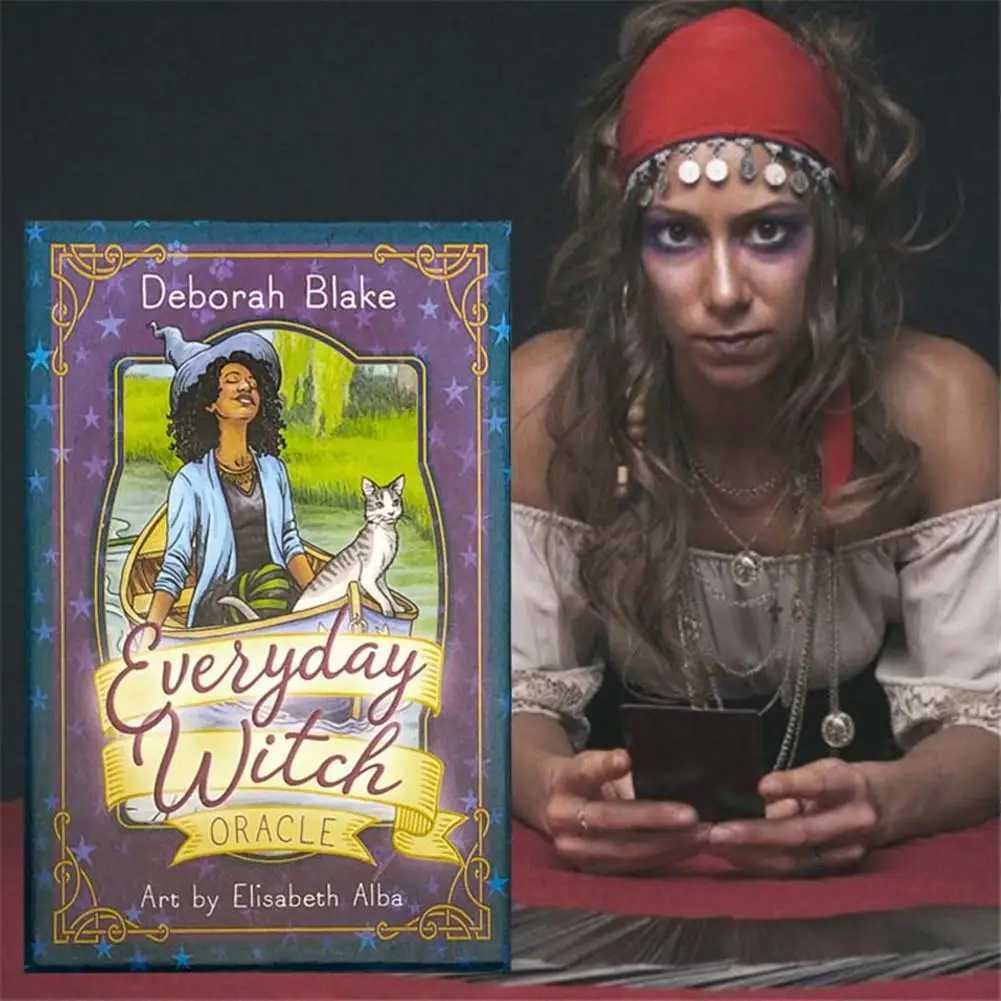 Everyday Witch Oracle Deck English PDF Guidebook Board Game Cards Playing Family Entertainment Kids Toys C251114