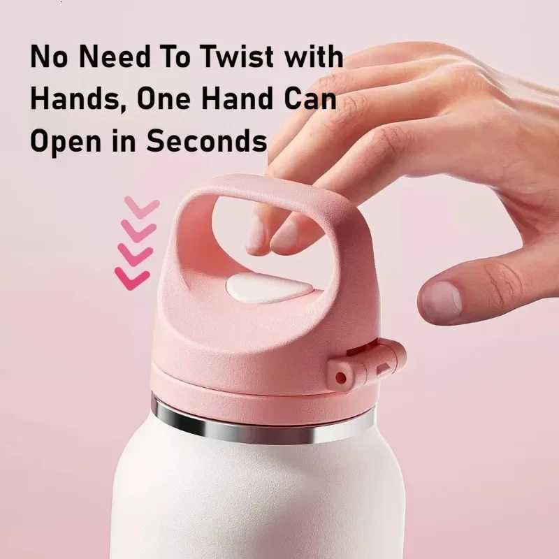 Portable Stainless Steel Water Bottle Leakproof Sports Cup for Cycling Hiking Gym Travel Outdoor Use Christmas Halloween Gift C251114