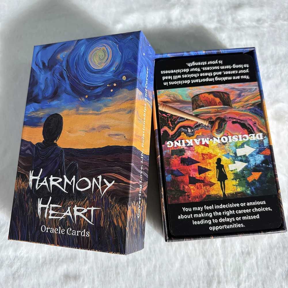 Harmony Heart Oracle Cards Love Life Relationships And Career Tarot Deck With Meaning On It 12x7cm Cards 56-Cards C251114