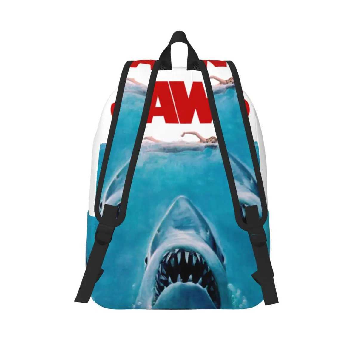 Jaws Original Movie Cool Backpack Outdoor Student Business Retro Daypack for Men Women Laptop Computer Canvas BagsW251113