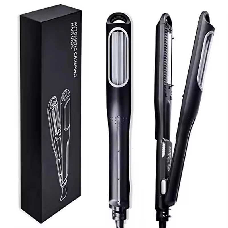 Multi-ceramic portable smart styling hair straightener curling two-in-one quick heating salon household toolT251114