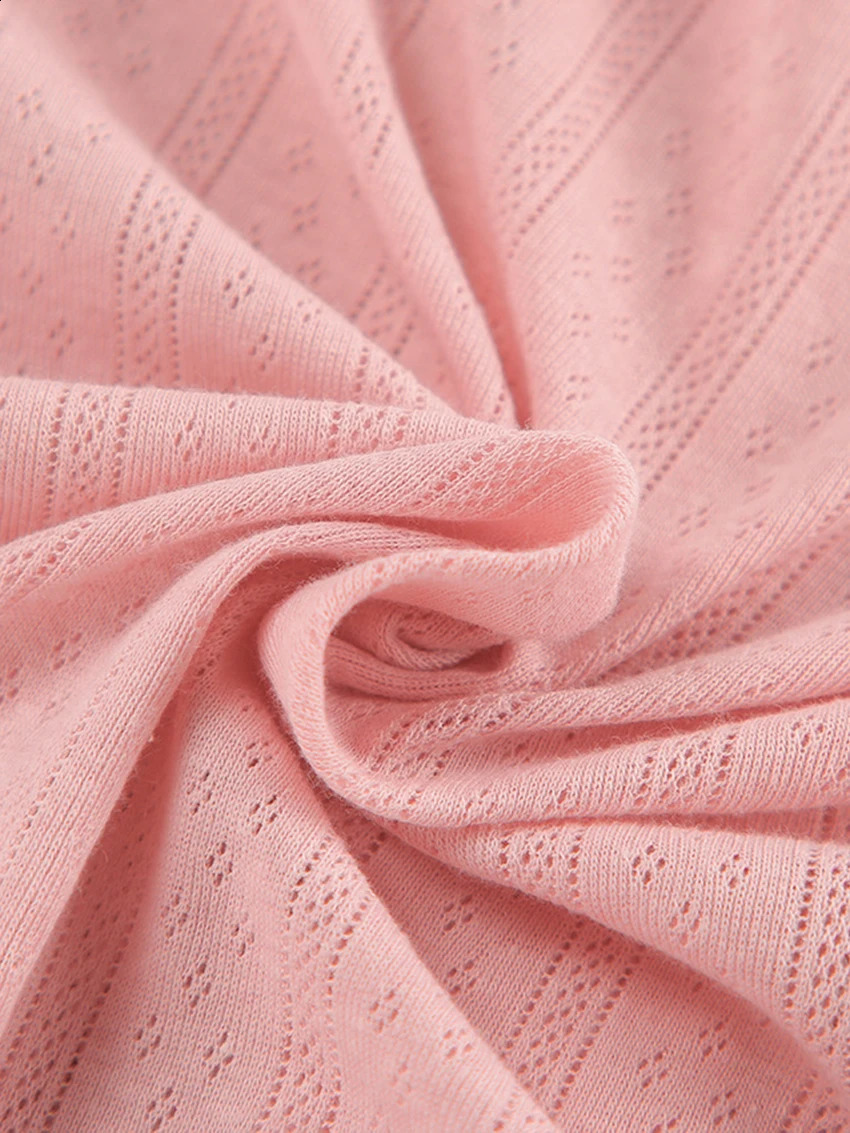 Marthaqiqi Fashion Women Sleepwear Suit O-Neck Nightie Long Sleeve Pajamas Tank Tops Pyjamas Shorts Ladies Nightwear 3 Piece Set 250409