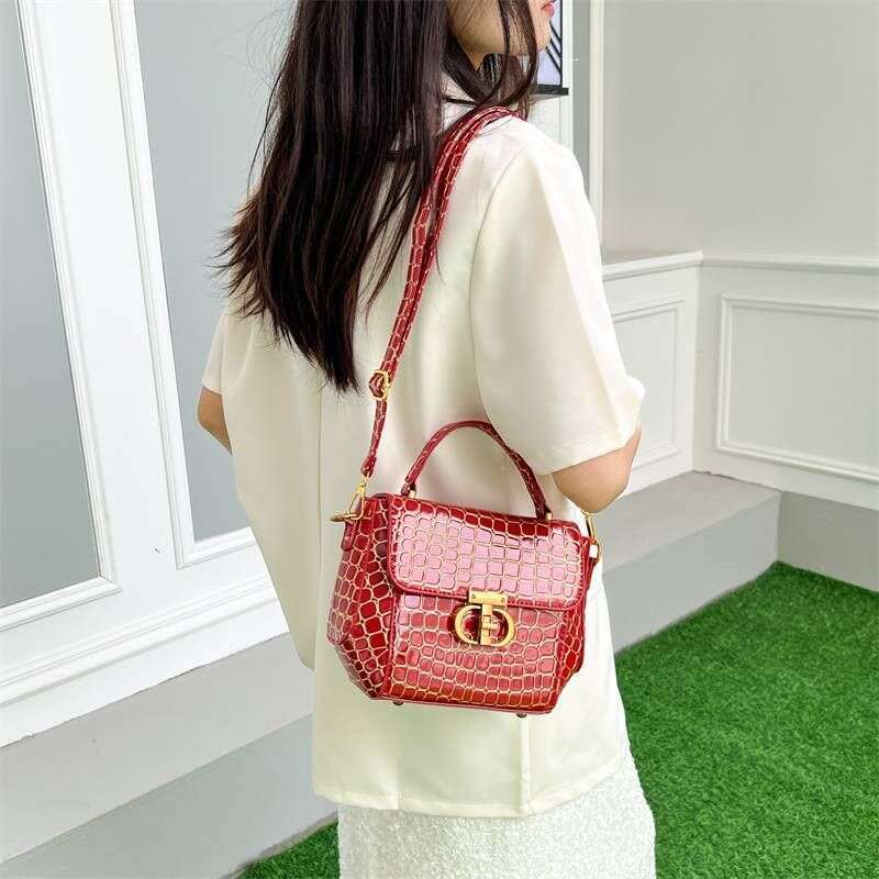 Classic Style Crocodile Pattern Women's Crossbody Bag, Shoulder Handbag, Daily Matching Gift Choice