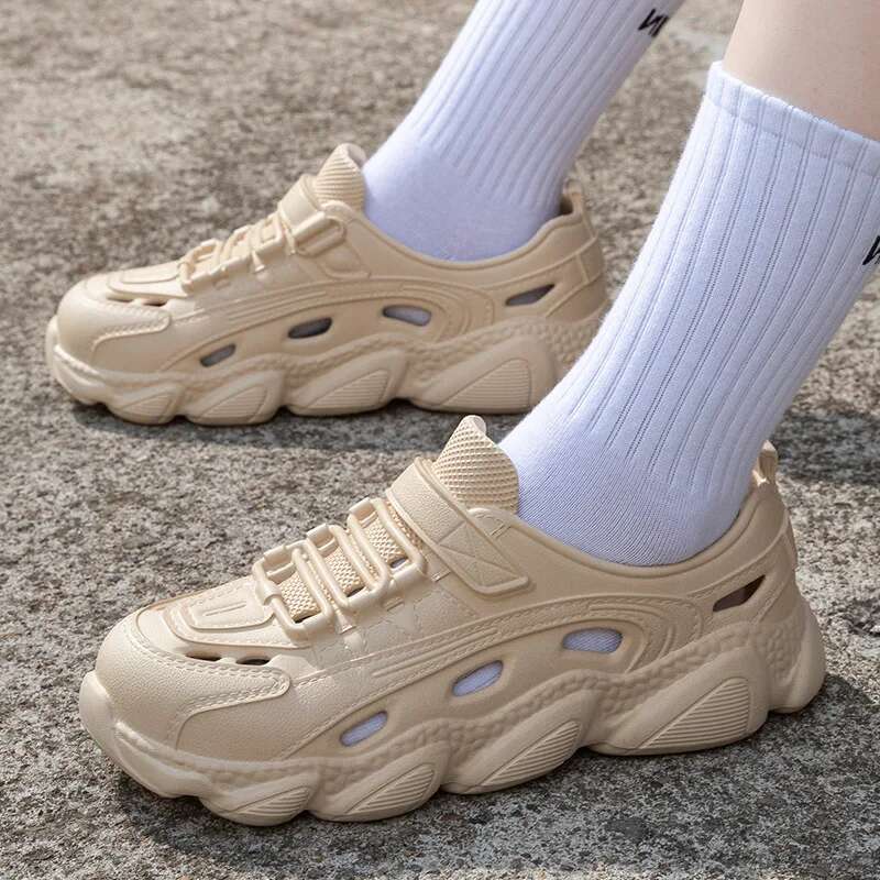 Men's NEW Trendy hot Eva Sandals Summer Man Outdoor Wear Thick Bottom Non-slip Breathable Cool Beach Shoes Men Fishing Waterproof