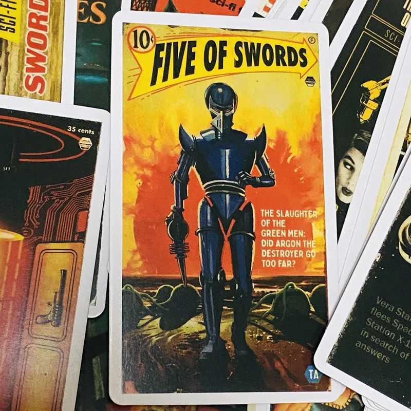 Todd Alcotts Sci-Fi Tarot cards C251114