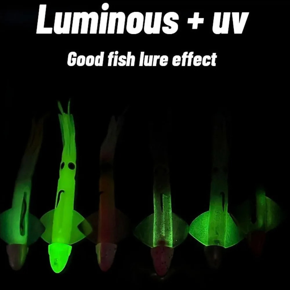 120g/200g hook illuminated soft rubber fishing bait 250414