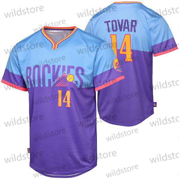 19 Blackmon 2025 City Connect Baseball Jerseys Tovar McMahon Rodgers Freeland Goodman Custom Jersey Sweatshirt - Embroidered