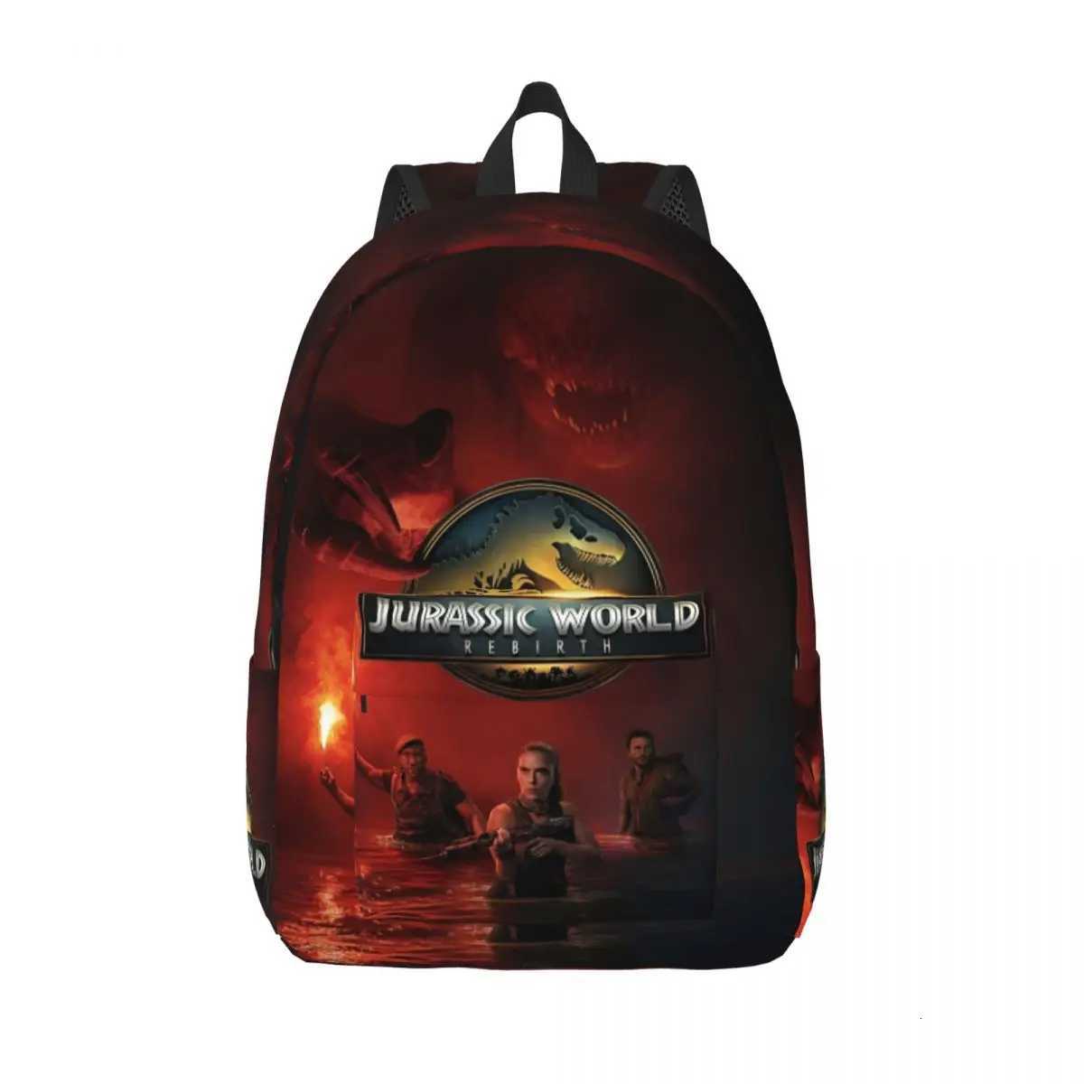 Jurassic Rebirth Dinosaurs Attack World Backpack Men Women Cool School Work Daypack Covert Mission Laptop Shoulder Bag OutdoorW251113