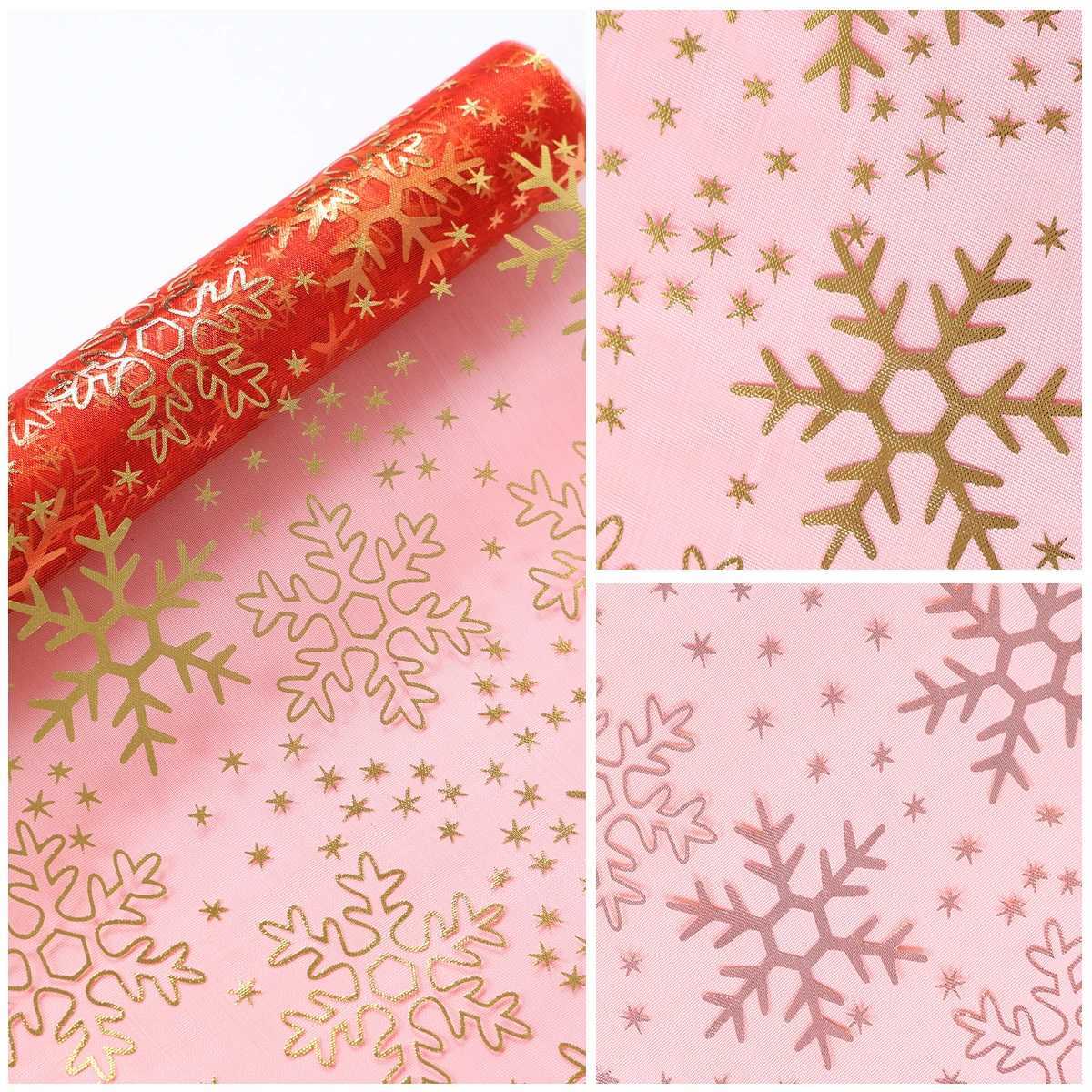 Christmas Christmas Snowflake Table Runner Christmas Decoration for Home 2025 Pendant Xmas Table Flag Ornament Navidad Natal New Year Gift Y251113