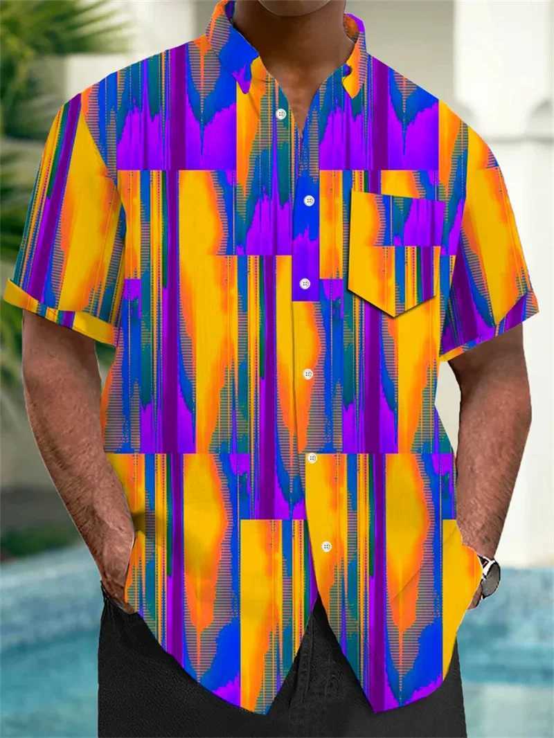 Mens Leisure House Town Printed Short Sleeve Sleeping Dragon Pattern 3D Printed Original Summer Plus Size Street Top W250414