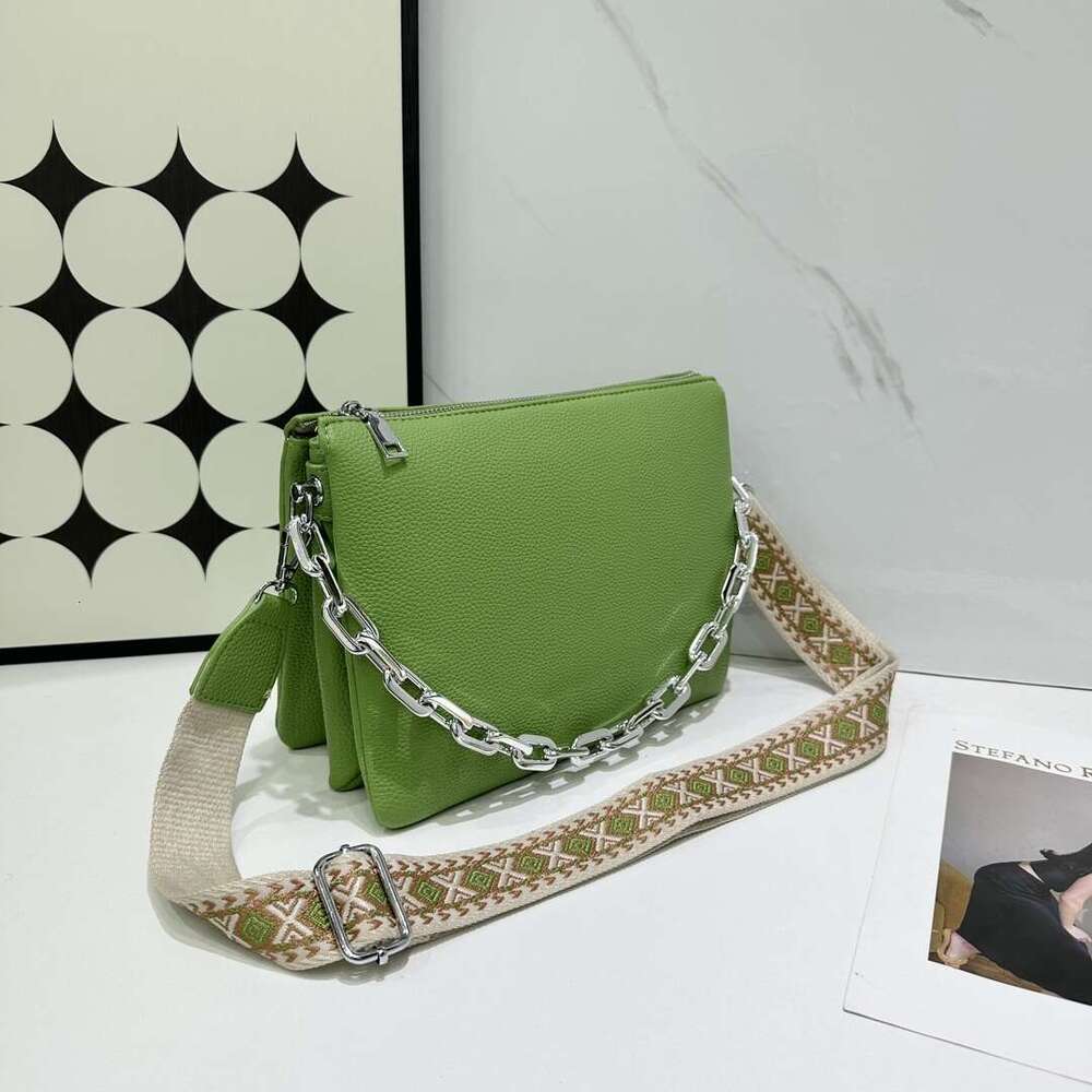 Women's Bags Underarm bag spring simple and fashionable shoulder chain stylish multi compartment crossbody women's bag, practical