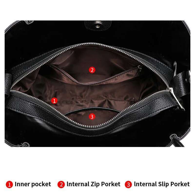 Designer Bag Aidrani New Women's Crocodile Pattern Handbag Simple Elegant High Quality Cowhide Mother And Child Bag