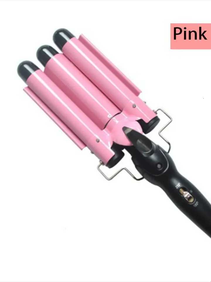 Professional hair perm curling iron ceramic triple barrel wave curly hair special hair styling tool hair care and stylingT251114