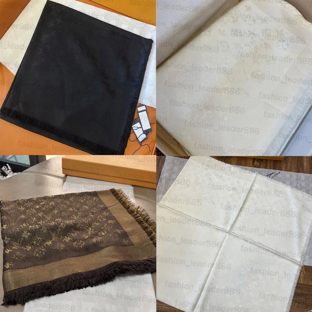 Silk Wool Stole 140X140 Designer Scarf Women Luxury scarf scarf fashion silk scarf square summer new style Scarves womens ribbons for work travel outd