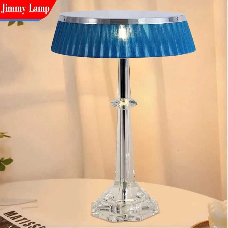 Modern Simple LED Crystal Desk Lamp for Home Bedside Study Office Bedroom Living Room Lighting Fixture Decor M251114