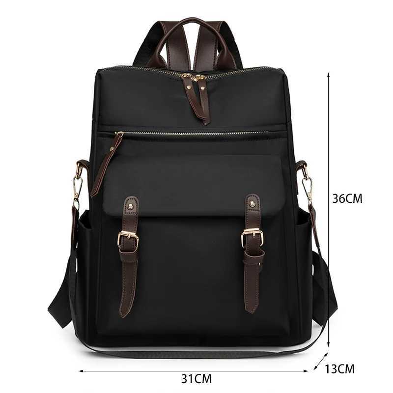 Fashion Rucksack Women Shoulder Bag High Quality Waterproof Nylon Back Pack Purse Large Capacity Backpack for College StudentsW251113