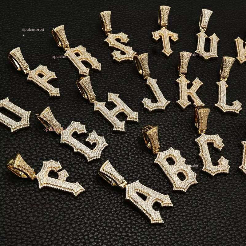 Newly arrived capital S letter A Moissanite pendant