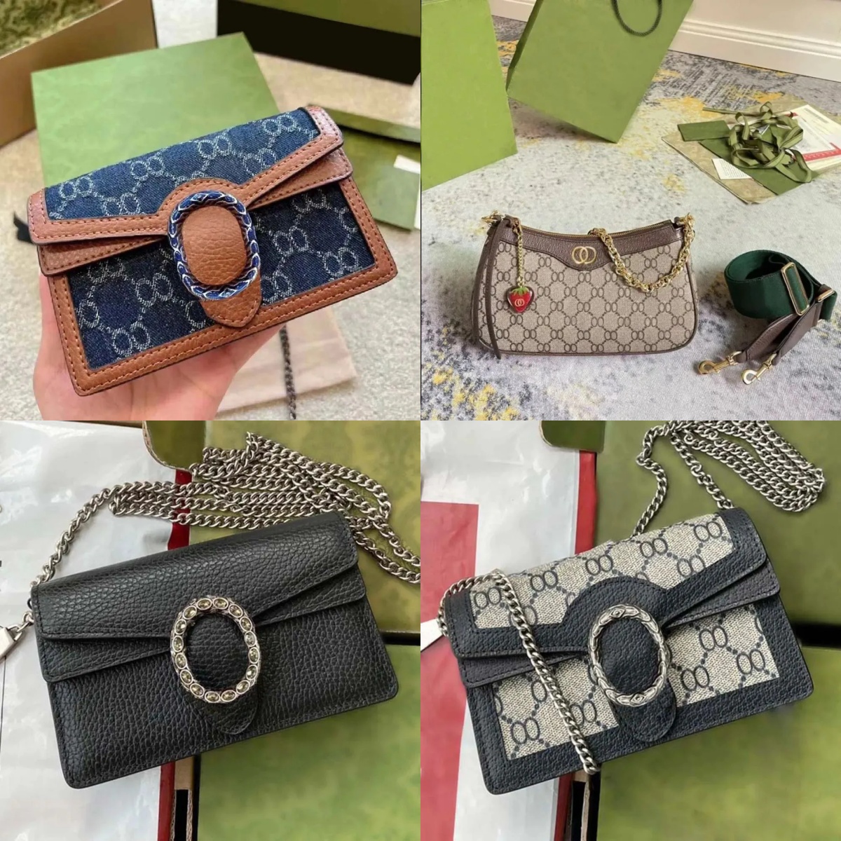 Designer Bag Shoulder bag evening bag dionysuss Leather Luxury Handbags crossbody travel Women handbag lady chain Underarm Bag fashion Sophisticateds