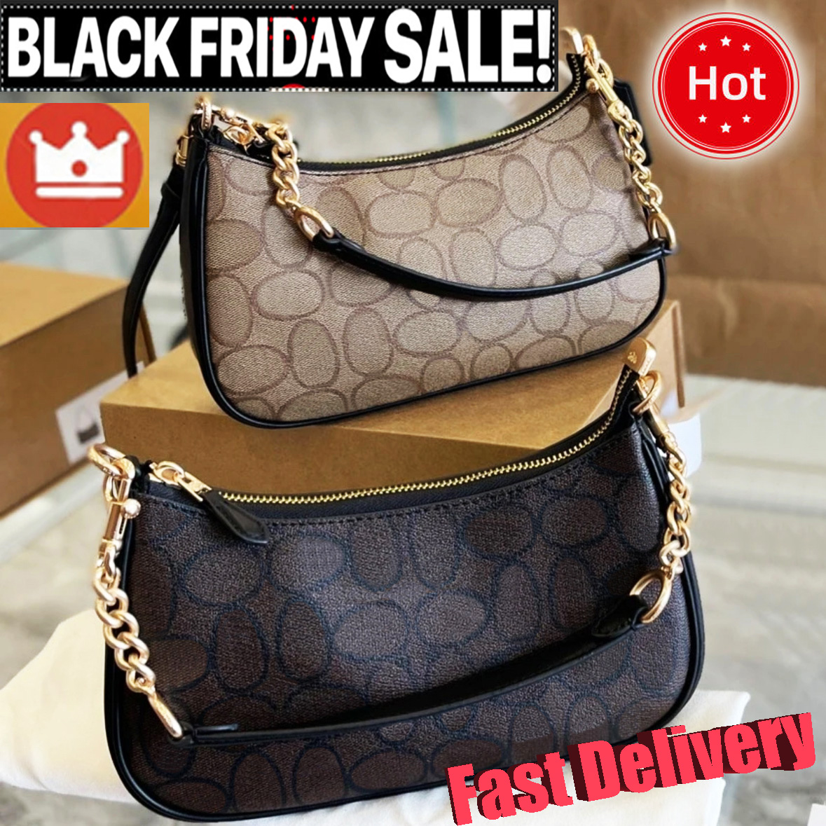 Teri 20 Designer bag Shoulder Bag Luxury Bag Crossbody Purse Designer 2025 printed crossbody bag women's fashion all-match commuter shoulder bag white pink black001